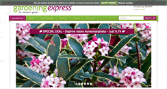 Desktop Screenshot of gardeningexpress.co.uk