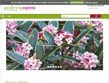Tablet Screenshot of gardeningexpress.co.uk
